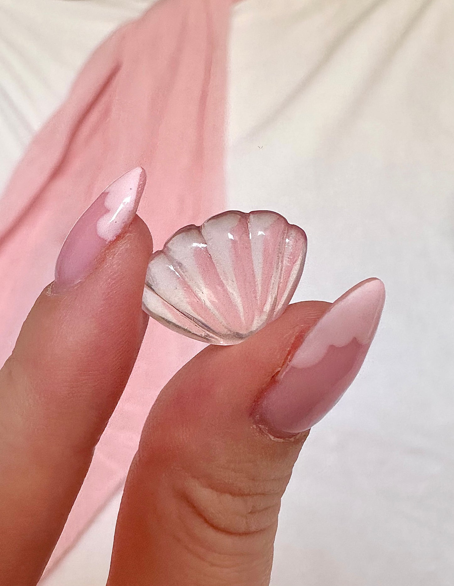 Rose Quartz Mini Shell