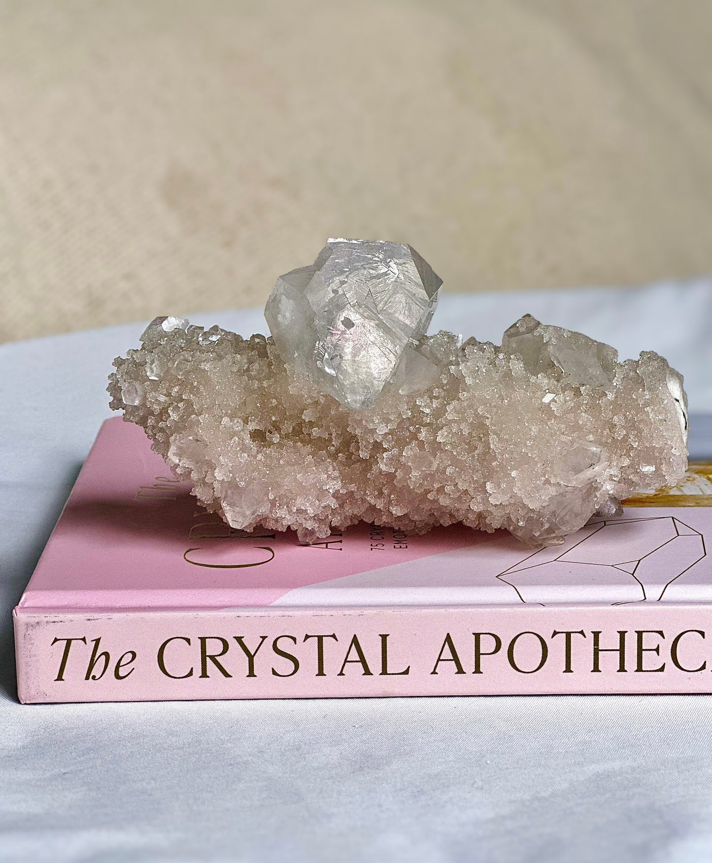 Diamond Apophyllite wand.