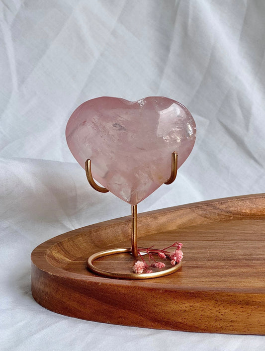 Rose Quartz Heart