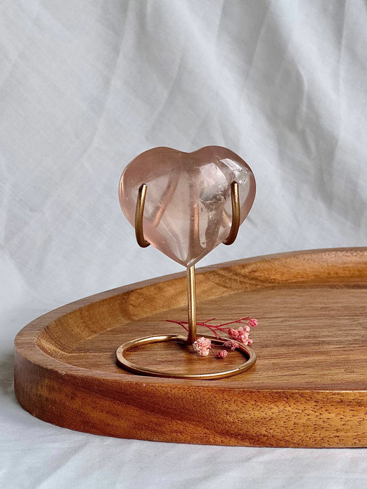 Rose Quartz Heart