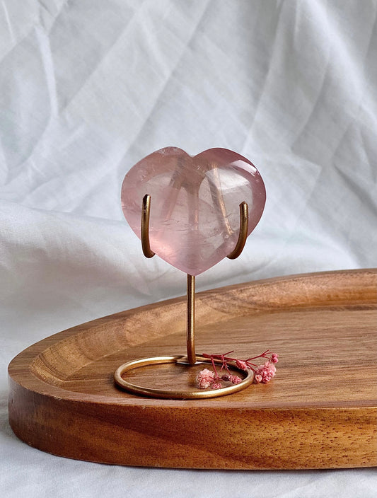 Rose Quartz Heart