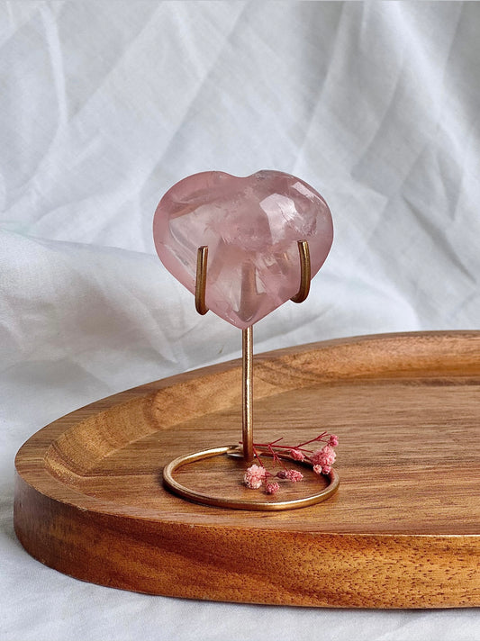 Rose Quartz Heart