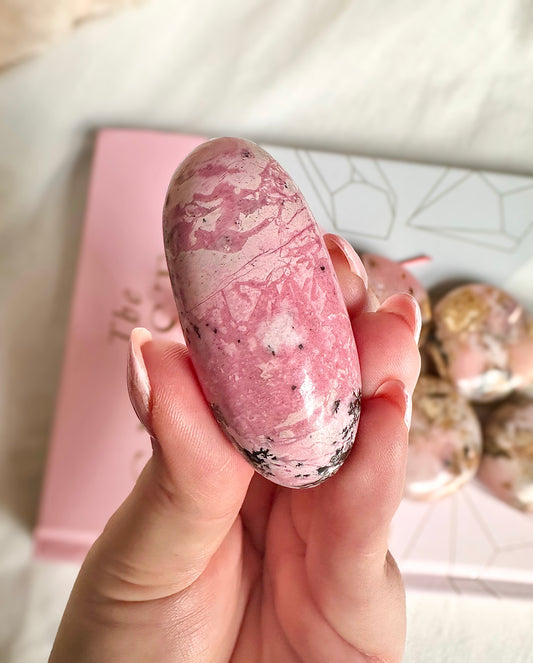 Rhodonite Shiva Lingam.