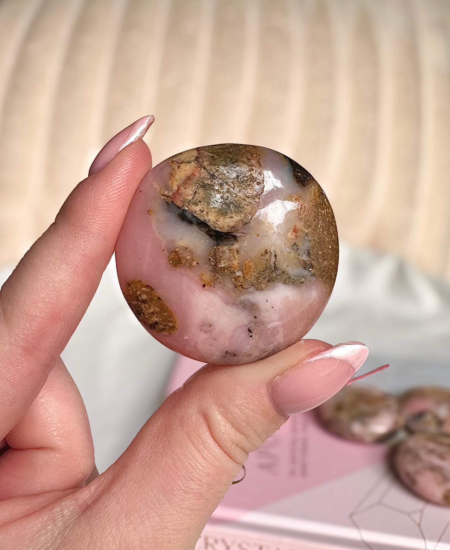 Peruvian Pink Opal cookie.