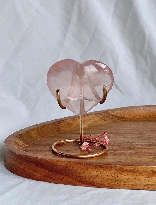 Rose Quartz Heart