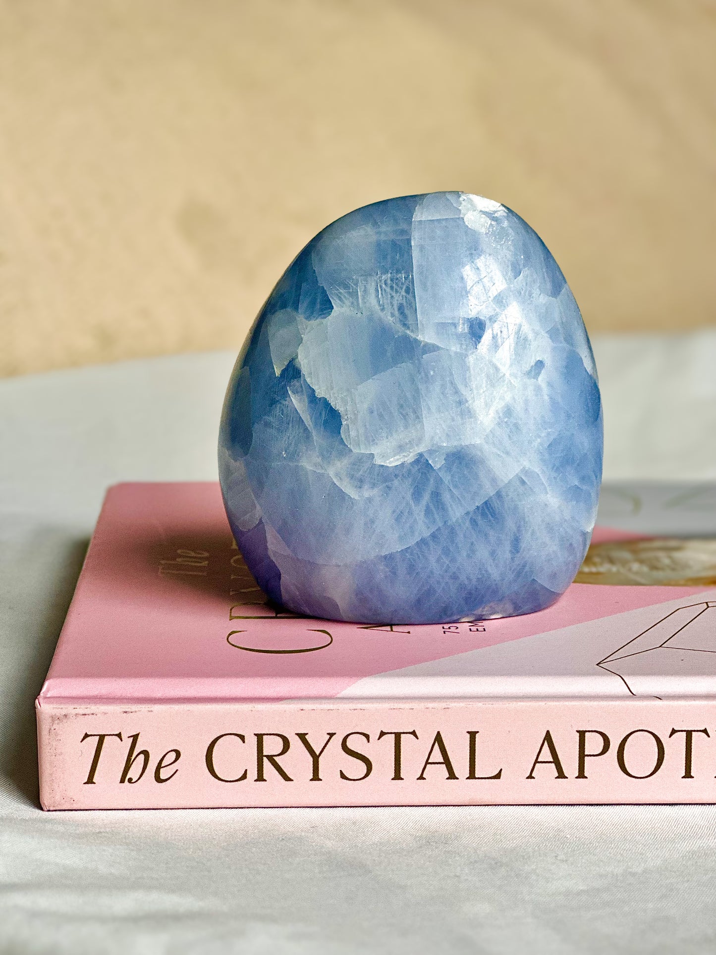Blue Calcite free form.