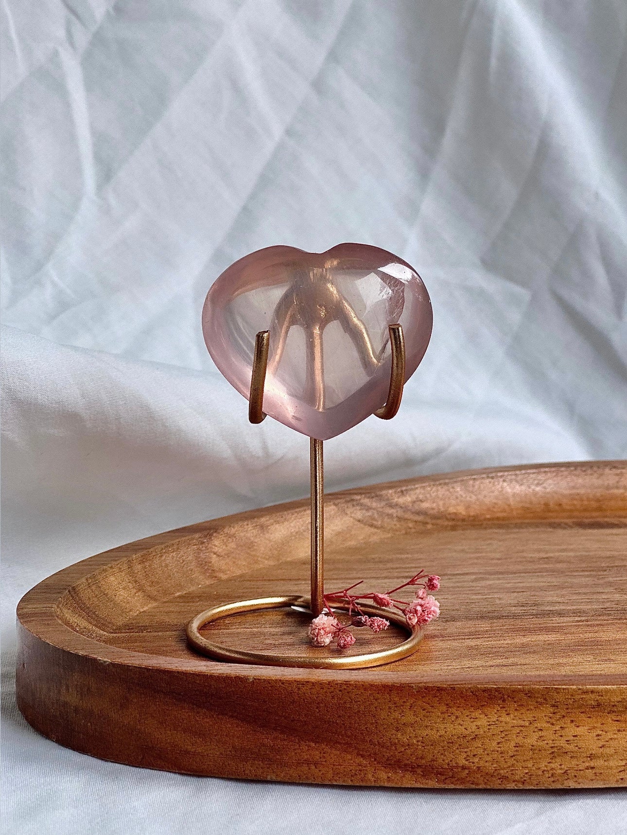 Rose Quartz Heart
