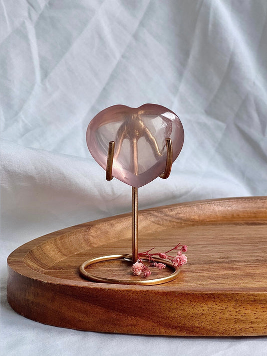 Rose Quartz Heart