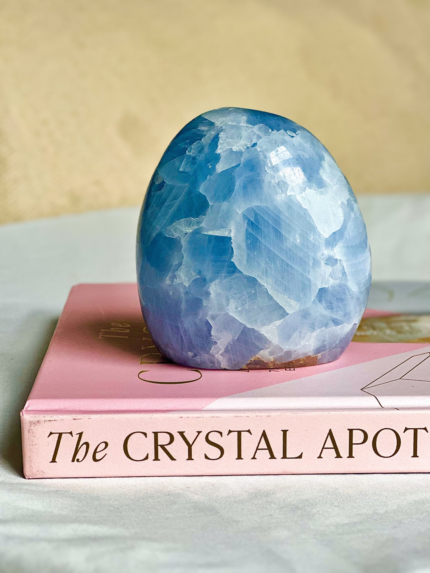 Blue Calcite free form.