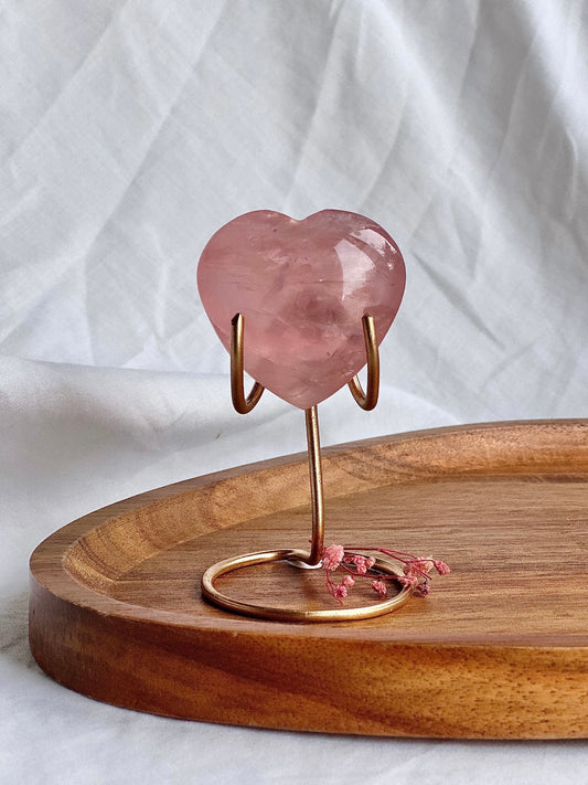 Rose Quartz Heart
