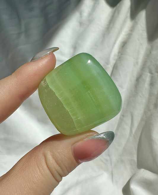 Pistachio Calcite tumble