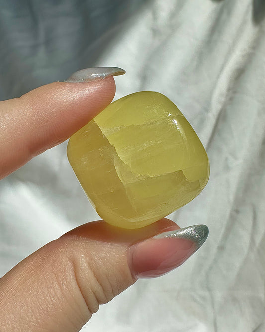Lemon Calcite tumbles