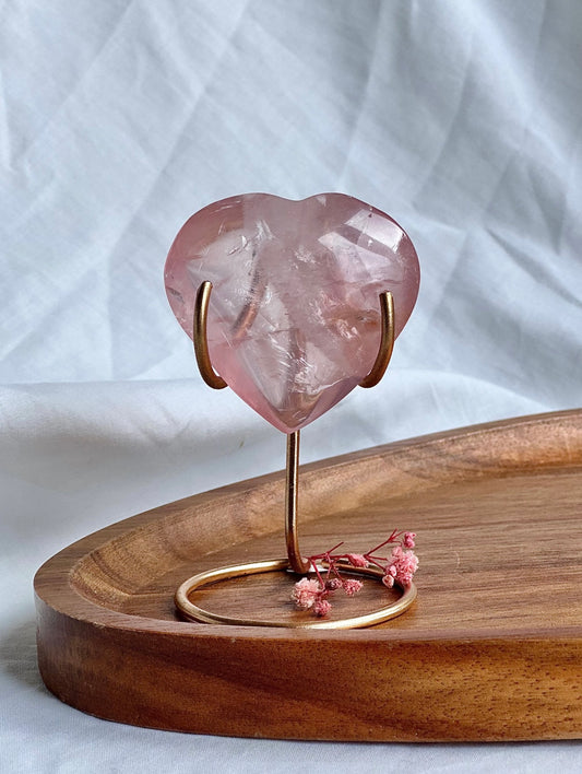 Rose Quartz Heart