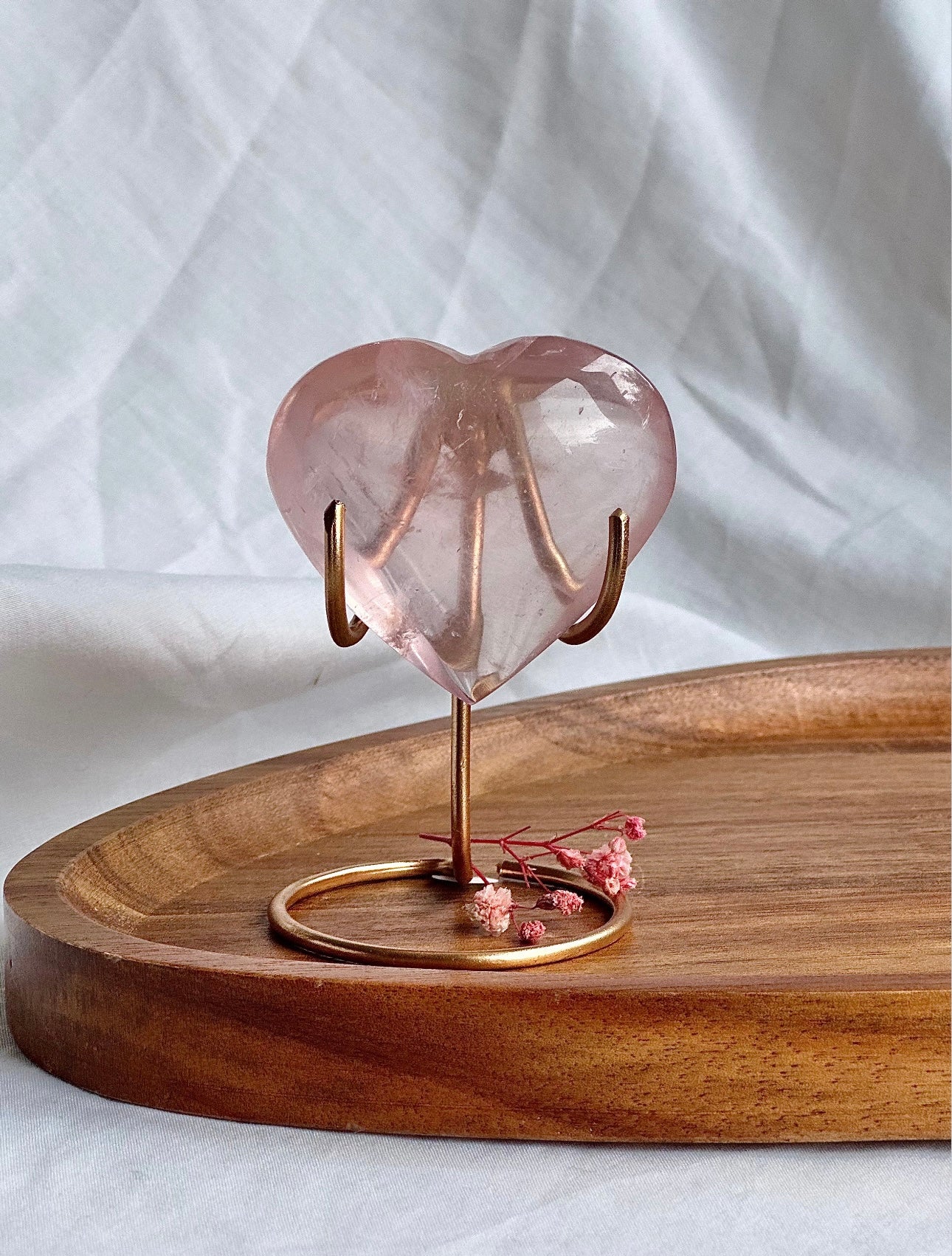 Rose Quartz Heart