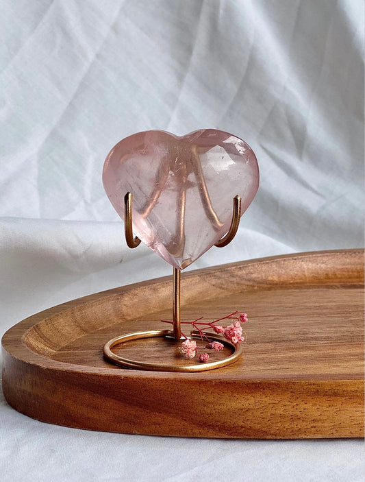 Rose Quartz Heart