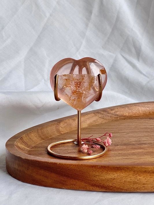 Rose Quartz Heart