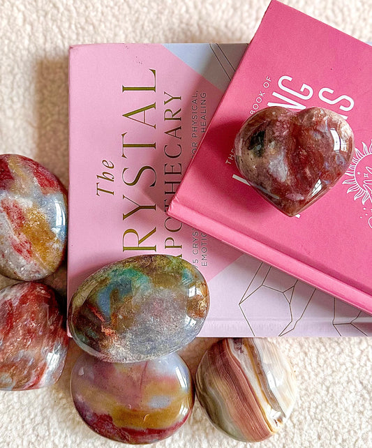 Ocean Jasper Heart